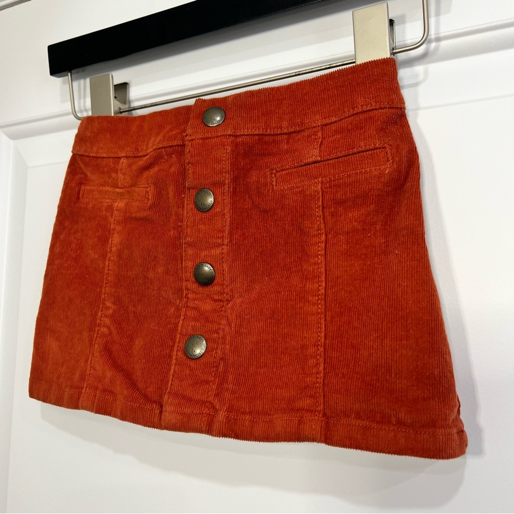 Toddler Corduroy Skirt with Buttons - 18/24m